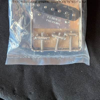Fender 005-6069-049 American Vintage '62 Telecaster Custom Bridge Assembly with Pickup 2010s - Chrome image 1