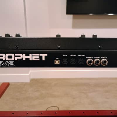 Sequential Prophet Rev2 61-Key 16-Voice Polyphonic Synthesizer 2018 - Present - Black with Wood Sides image 7