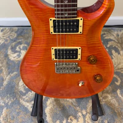 Paul Reed Smith PRS Custom 24 Electric Guitar - 1997 - Blood Orange image 3