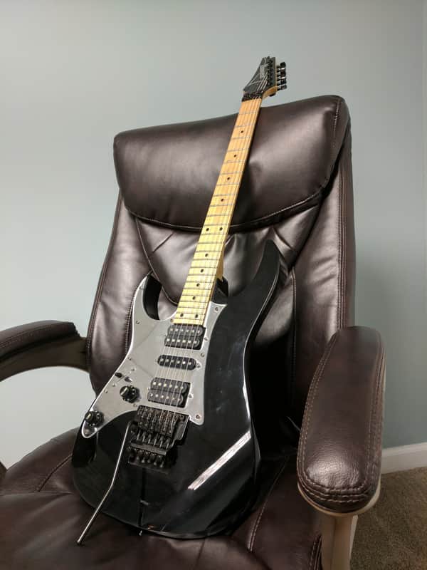 Left Handed Ibanez RG550 w/ chrome pickguard image 1
