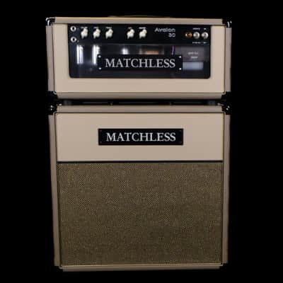 Matchless Avalon 30 Plexi Head Amp and 1x12 Cabinet - Cappuccino, Elk Beige Front, Gold Grill image 1