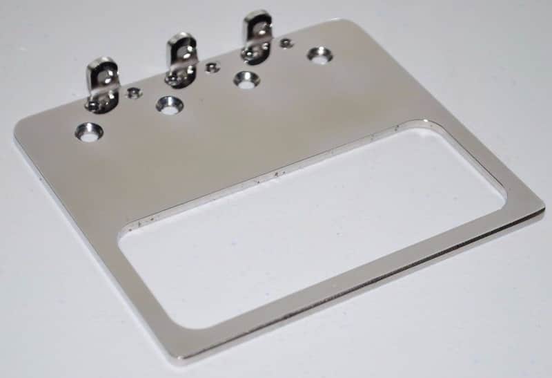 GPG USA Custom P-90 Stainless Steel Bridge Plate For Fender Tele Telecaster P90 image 1