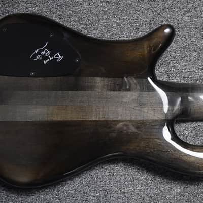 ***Spector USA NS-5XL *OWNED/Signed by BRYAN BELLER (Satriani, Vai, Etc.) Black / Ebony, In Stock! image 5