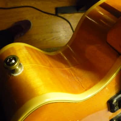RARE Mosrite Blonde Celebrity Hollowbody 1972? guitar serial #1c0183 image 6