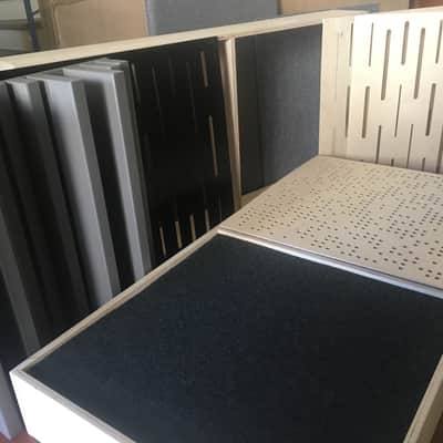 Normal PRO QRD Bass Trap Acoustic Panel absorbent / reflective / scattering Wood + Paint + Metal W image 2