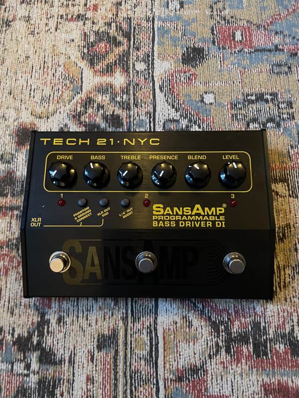 Tech 21 Sansamp Programmable Bass Driver