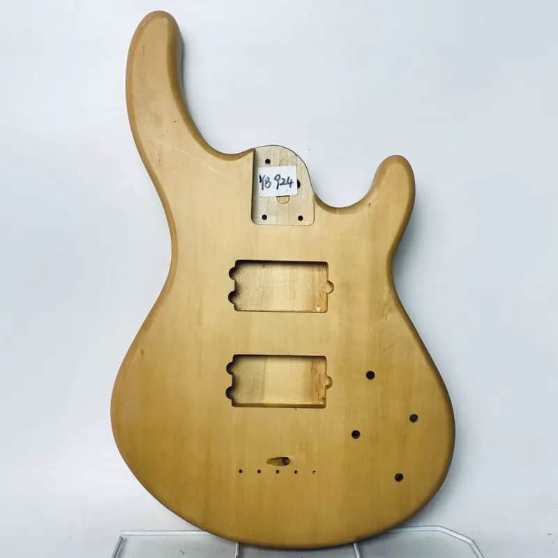 Solid Basswood DIY Bass Guitar Body image 1