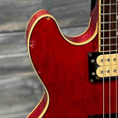 Used Ibanez 1981 MIJ Artist AS-50 Semi Hollow Electric Guitar with Case - Red image 8