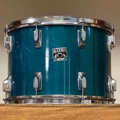 1980's Tama 14" Superstar Aquamarine 10x14 Rack Tom image 2