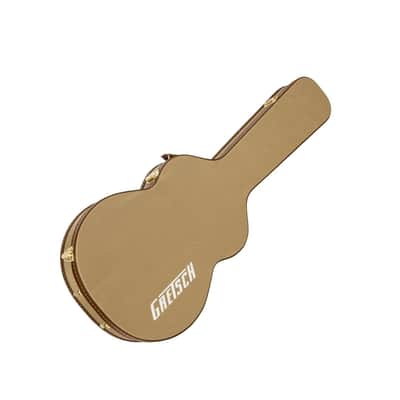 Gretsch G2420T Tweed Hard Shell Case with Center Storage Compartment and Plush Interior for Streamliner Electric Guitar (Brown) image 2