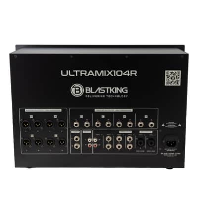 Blastking ULTRAMIX104R 10-Channel 7U Rackmount Multi-Zone Mixer with 99 DSP FX image 3