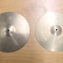 Zildjian 14" A. Avedis New Beat Hi-Hat Cymbals Vintage 1960's 950/1,307gs
