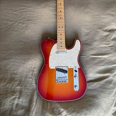 Fender American Deluxe Telecaster 2012 with Maple Fretboard Aged Cherry Burst image 1
