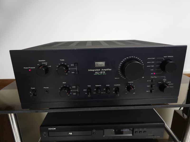 Sansui Au-819 Stereo Amplifier Reccaped Operational. | Reverb