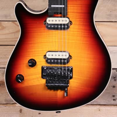 EVH Wolfgang USA Left-Hand Electric Guitar 3-Color Sunburst w/ Case image 1