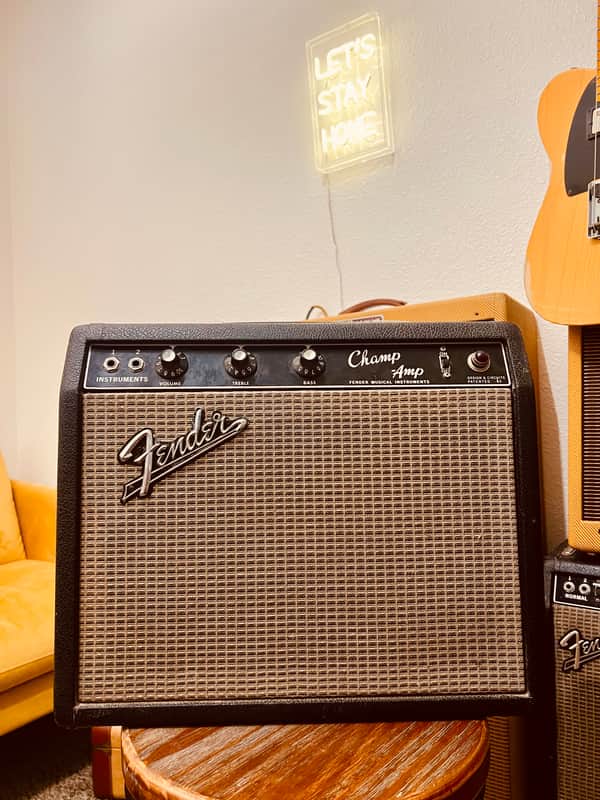 1966 Fender Champ Pre-CBS Blackface image 1