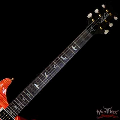 PRS Wild West Guitars 25th Anniversary Limited Run Wood Library Artist Package Custom 24 Piezo Salmon (Private Stock Color) 7.90 LBS (US Only / No International Shipping) image 4
