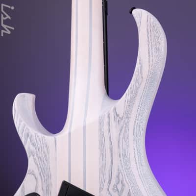 Ibanez BTB865MS 5-String Bass Workshop Transparent White Flat image 10