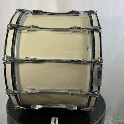 Immagine Yamaha MB822U Marching Field 22" Bass/Kick Drum - White - w/ Hard Case - 16