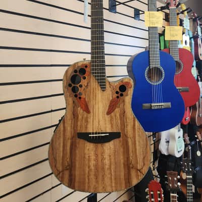 Ovation Celebrity Elite Plus CE44P-SM-G Acoustic Electric Guitar - Spalted Maple image 1
