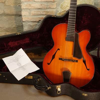 BOURGEOIS LC4 Limited Edition Acoustic Archtop - 2002 - n.3 di 12 pezzi al mondo - Violin Burst image 25