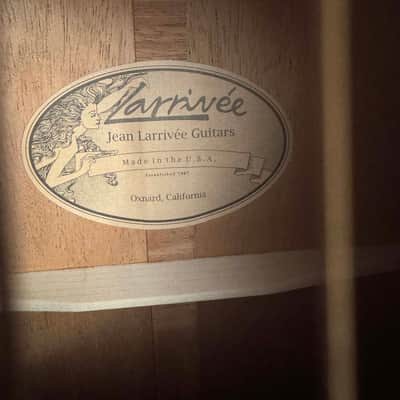 2025 Mint Larrivée LV-03 MH-0 Made in USA, Barely Ever Played, Original Owner image 3
