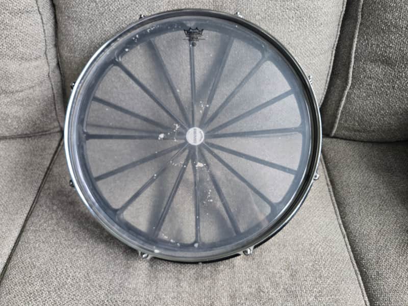 Remo 18 inch roto tom drum #2 - black image 1