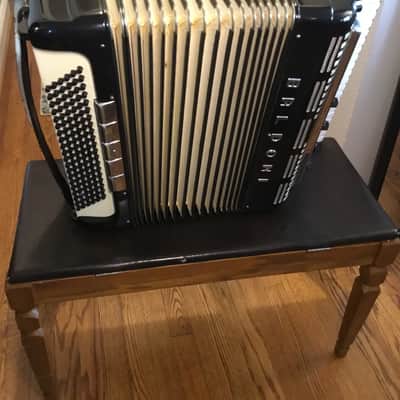 Baldoni Accordion Triple Musette Custom  - Black image 4