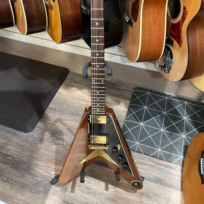 Gibson custom shop 1958 mahogany flying v walnut 58 reissue image 1