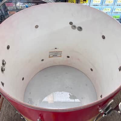 Decolite 4-Piece Drum Set Vintage Gretsch Jasper Shells 13-16-20-5x14 60s - Red Yellow Duco image 21