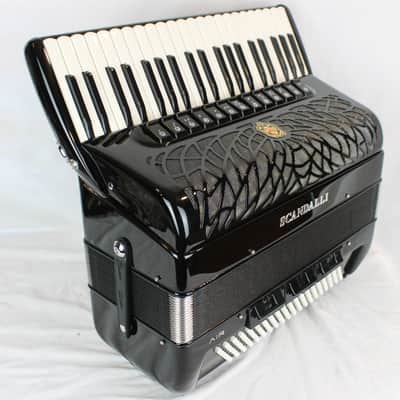 NEW Black Scandalli Air IV T Piano Accordion LMMH 41 120 image 3