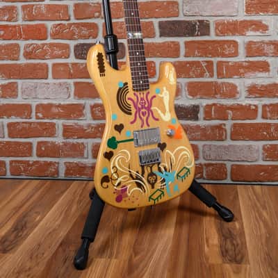 Fender Custom Shop The Disaffected Stratocaster #8 of 8 Natural with Custom Artwork by Ryan McGinness 2003 w/OHSC image 3