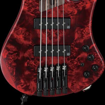 Ibanez EHB Ergonomic Headless Bass 5 String w/Bag - Stained Wine Red Low Gloss (EHB1505SWL) image 12