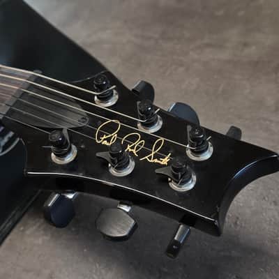 PRS Custom 24 MOON INLAYS USA 2001 Aquamarine Whale Blue AAA Flame Top American Paul Reed Smith Guitar image 9