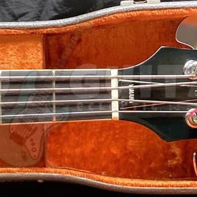 YAMAHA SB-50 VINTAGE 1972 RARE MIJ 'DHARMA' BASS BLACK *SUPER CONDITION* w/OHSC image 4