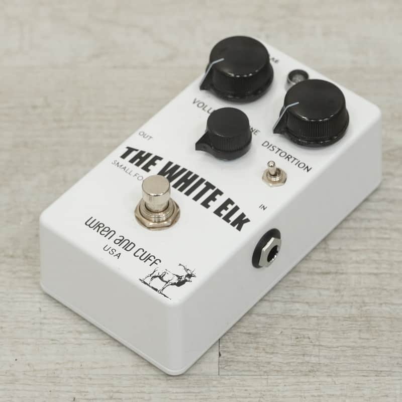 Used Wren And Cuff White Elk Distortion Pedal image 1
