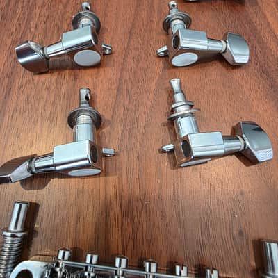 Generic Full Tune o Matic Kit w/HambuckersElectric Guitar Gibson LP/SG Style 2025 - Chrome image 6