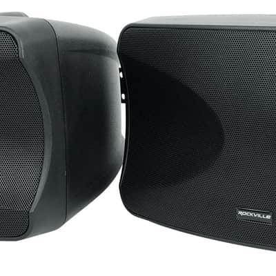 (6) Rockville WET-44 PRO Dual 4" 4-Way Swivel 70V Commercial Speakers in Black image 4