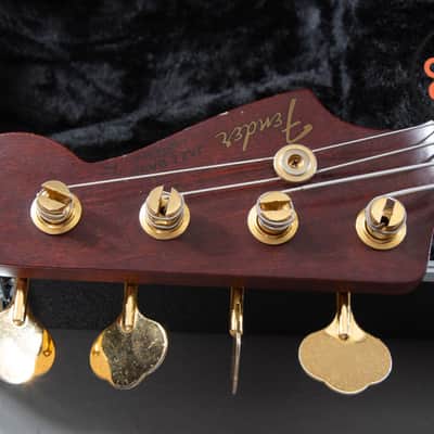 1991 Fender Japan Order Made JB62-65 ’62 Reissue Jazz Bass Walnut MIJ Gold HSC image 3