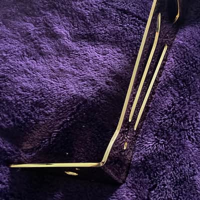 NOS-Gibson  Super 400 Exclusive Tailpiece  & Authentic Truss Rod Cover COMBO Late 80’s - Engraved Solid Brass with Super 400 semi-polished bound Truss Rod Cover. image 14