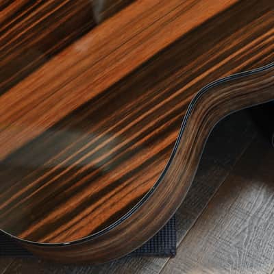 Unplayed! 2014 Taylor Custom GA Madagascar Ebony European Spruce Acoustic Guitar Natural + OHSC image 16