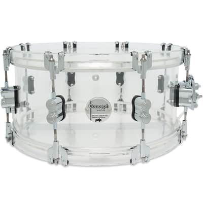 Pacific Drums & Percussion Concept Acrylic 6.5x14 Snare Drum image 1