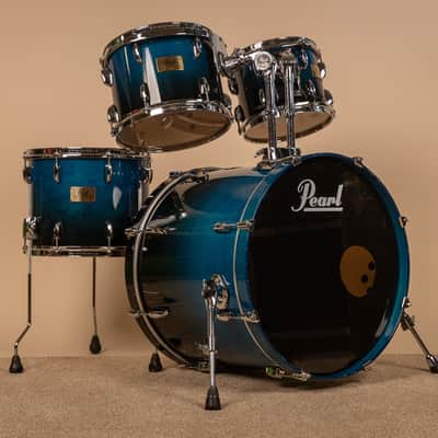 Pearl Session Custom Maple Marine Blue Fade Drum Set image 1