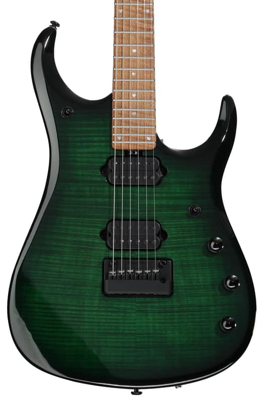 Ernie Ball Music Man JP15 6 John Petrucci Signature Electric Guitar - Green Tiger Eye Maple Fingerboard image 1