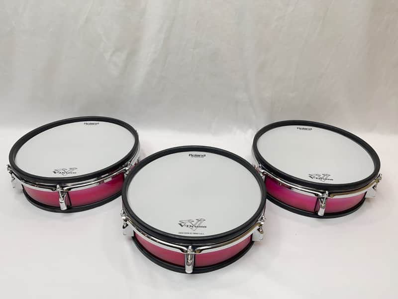 Roland PD-120 RED V Drum 12" Mesh Head PD120 THREE PACK image 1