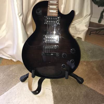 Burny Super Grade RLC-55JP 2009 Trans Black Burst image 4