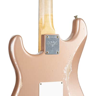 Fender LTD '59 Stratocaster HSS Relic RW Shell Pink Metallic #CZ585769 - Custom Electric Guitar image 6