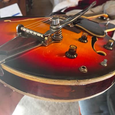 Immagine Aria Diamond 1242 Vintage Hollow Electric Guitar MIJ Japan ES335 - 10