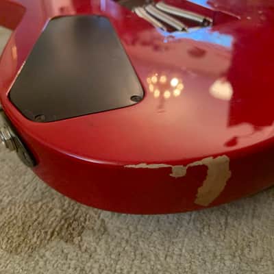 Kramer American Series Stagemaster Deluxe I late 1980's Translucent Red image 19
