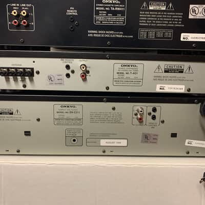 Onkyo R1 Stereo Component  System - Receiver, CD Player, Cassette Deck, Tuner  r image 16